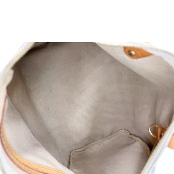 LOUIS VUITTON Speedy 30 Damier Azur Shoulder Bag White