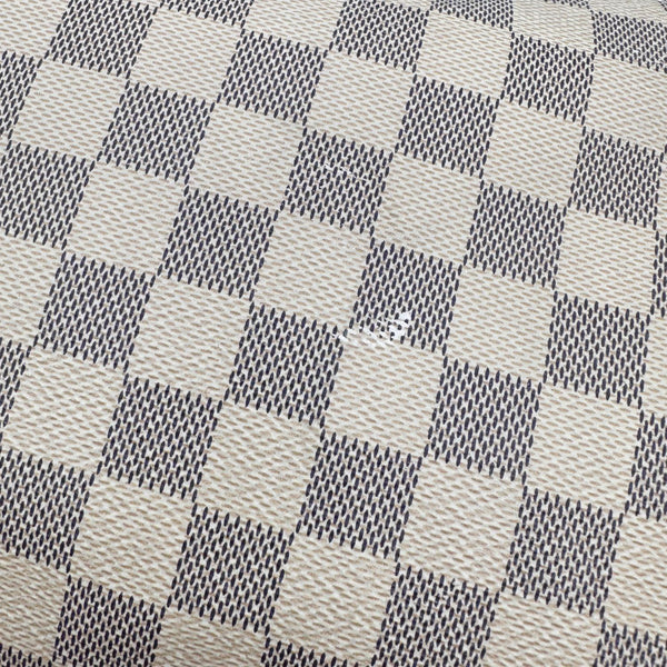 LOUIS VUITTON Speedy 30 Damier Azur Shoulder Bag White