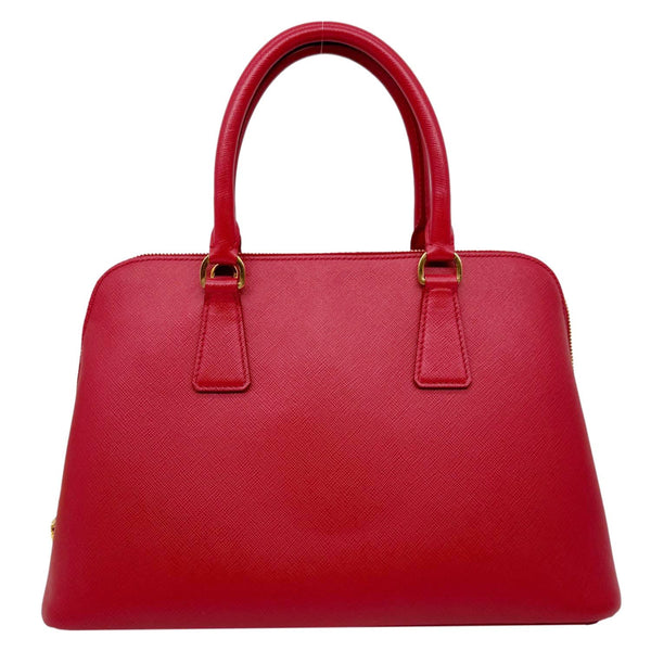 PRADA Promenade Medium Saffiano Lux Leather Shoulder Bag Red