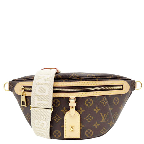 LOUIS VUITTON High Rise Monogram Canvas Bumbag Brown