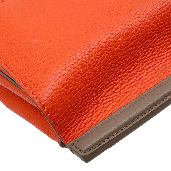 LOUIS VUITTON Marceau Taurillon Leather Messenger Bag Orange