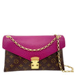 Louis Vuitton LOUIS VUITTON Pallas Chain Monogram Canvas Crossbody Bag Aurore