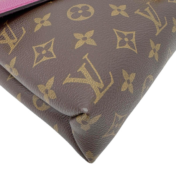 Louis Vuitton LOUIS VUITTON Pallas Chain Monogram Canvas Crossbody Bag Aurore