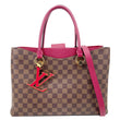 LOUIS VUITTON LV Riverside Damier Ebene Tote Bag Brown