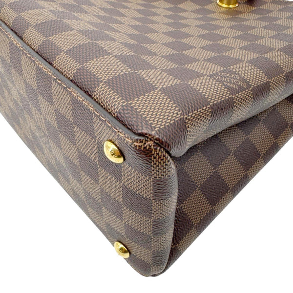 LOUIS VUITTON LV Riverside Damier Ebene Tote Bag Brown