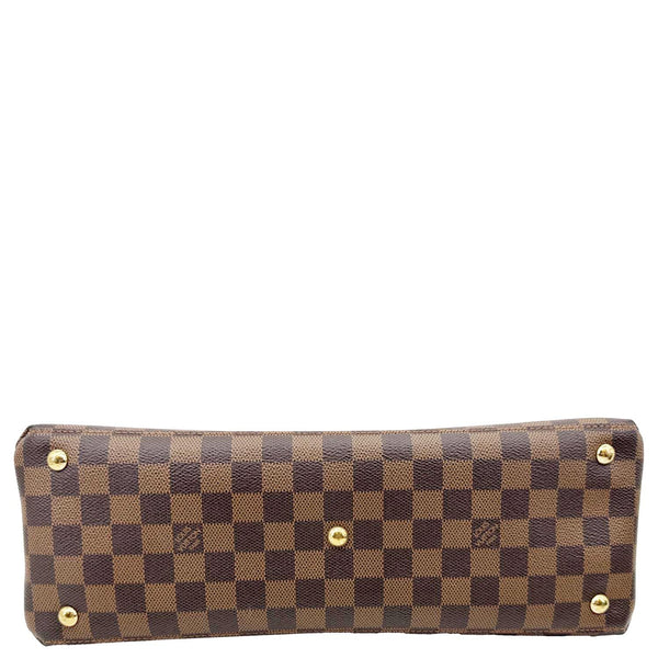LOUIS VUITTON LV Riverside Damier Ebene Satchel Bag Brown