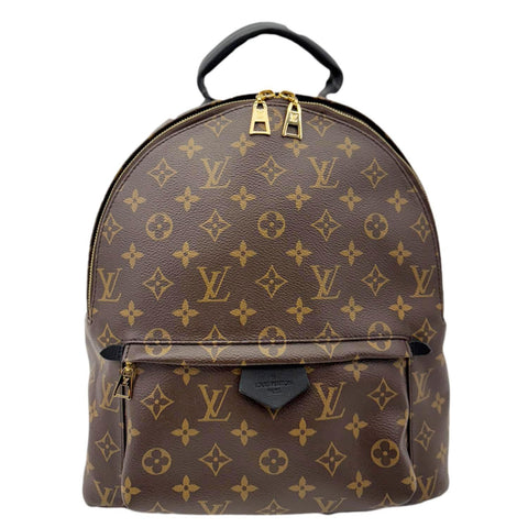 LOUIS VUITTON Palm Springs MM Monogram Canvas Backpack Brown
