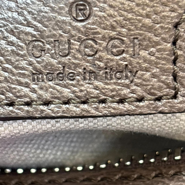 GUCCI Camouflage GG Supreme Canvas Duffle Bag Brown 854860
