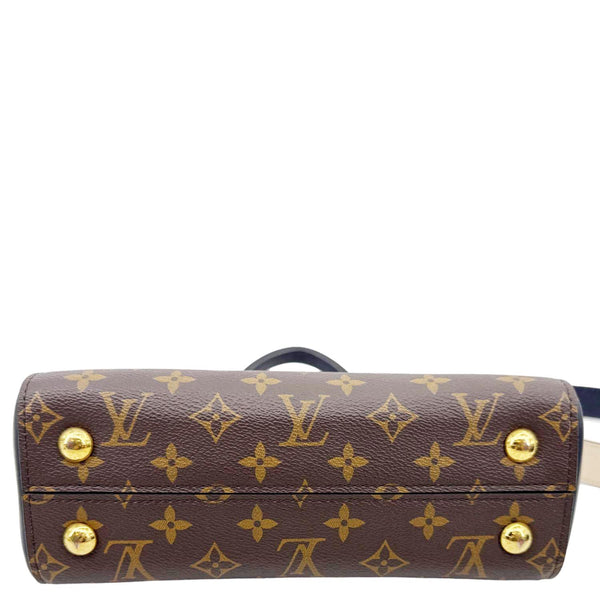 LOUIS VUITTON Cluny BB Monogram Canvas Shoulder Bag Maroon