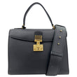 CHRISTIAN DIOR Dior Addict Leather Top Handle Crossbody Bag Black