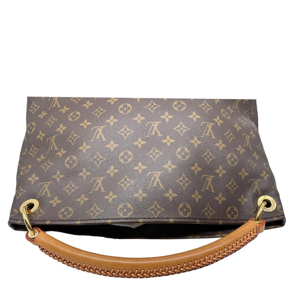 LOUIS VUITTON Artsy MM Monogram Canvas Hobo Bag Brown