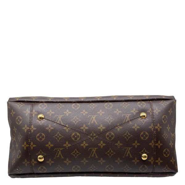 LOUIS VUITTON Artsy MM Monogram Canvas Hobo Bag Brown