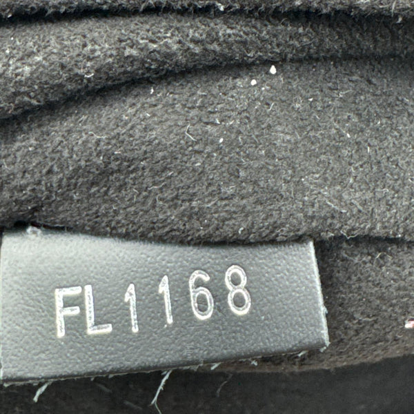 LOUIS VUITTON Twist MM Epi Leather Blooming Flowers Chain Crossbody Bag Black