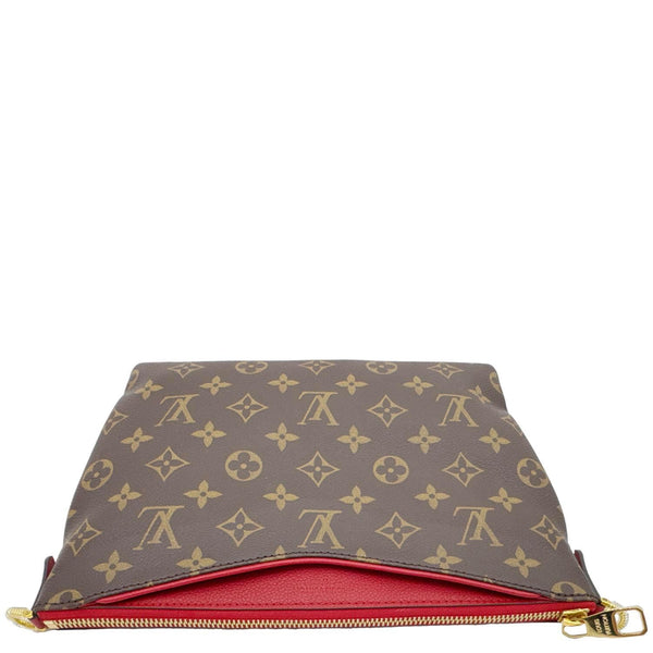 LOUIS VUITTON Pallas Beauty Case Monogram Canvas Pouch Cherry Red