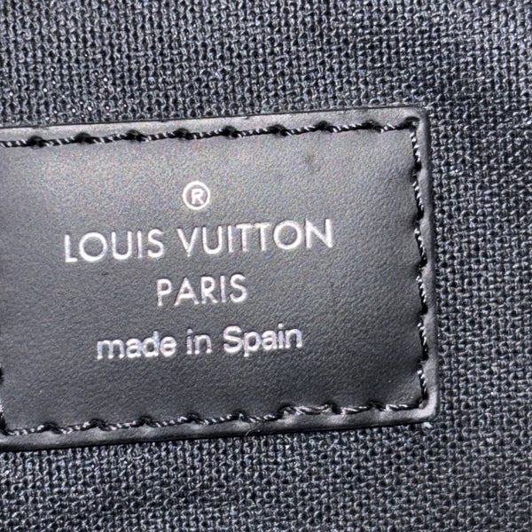 LOUIS VUITTON Porte Documents Voyage Damier Graphite Crossbody Bag Black