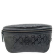 GUCCI GG Imprime Monogram Coated Canvas Waist Bum Bag Black 233269