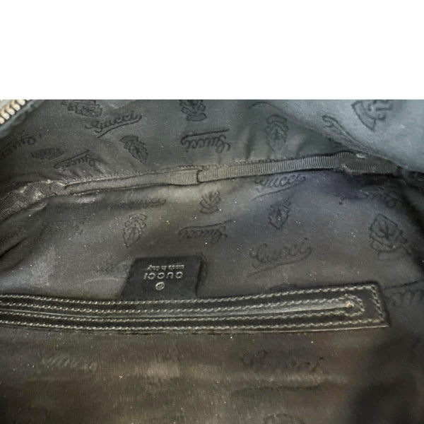 GUCCI GG Imprime Monogram Coated Canvas Waist Bum Bag Black 233269