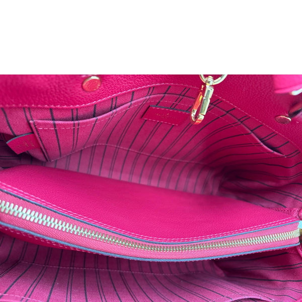 LOUIS VUITTON Montaigne MM Monogram Empreinte Shoulder Bag Grape