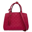 LOUIS VUITTON Montaigne MM Monogram Empreinte Shoulder Bag Grape