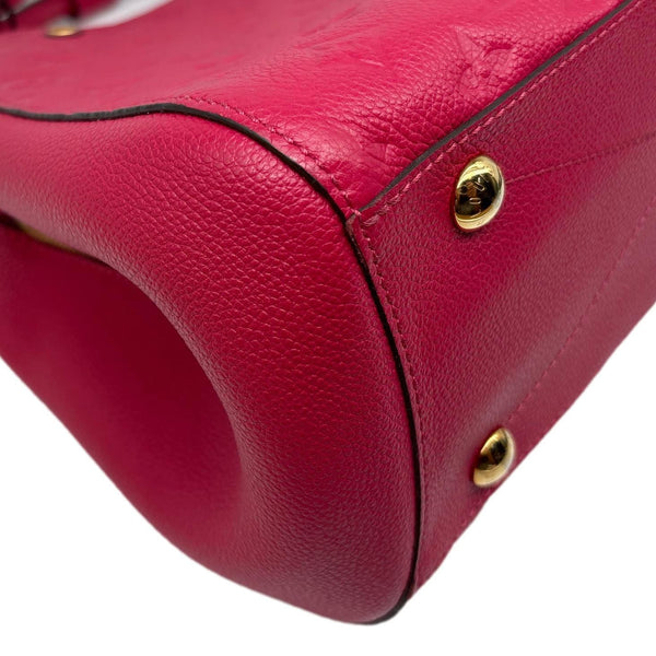 LOUIS VUITTON Montaigne MM Monogram Empreinte Shoulder Bag Grape