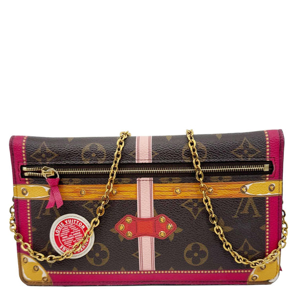 LOUIS VUITTON Summer Trunks Pochette Weekend Monogram Canvas Shoulder Bag Brown