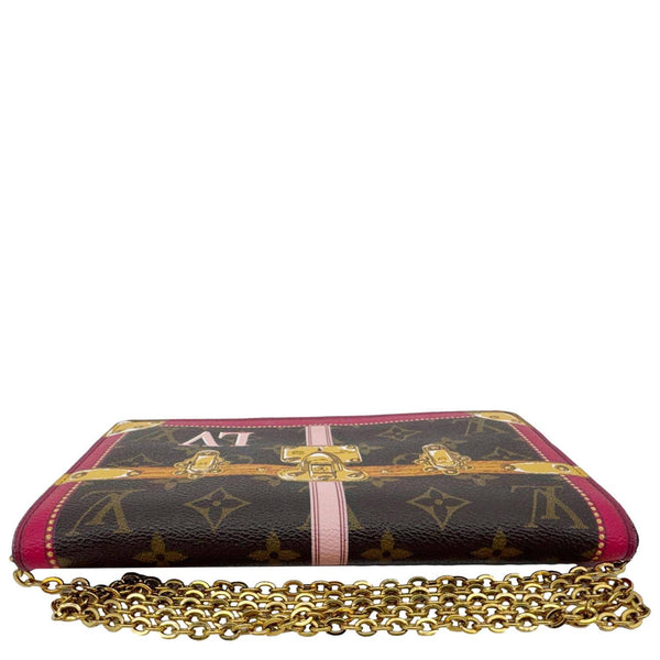 LOUIS VUITTON Summer Trunks Pochette Weekend Monogram Canvas Shoulder Bag Brown