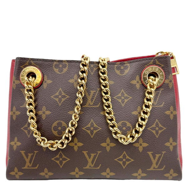 LOUIS VUITTON Surene MM Monogram Canvas Shoulder Bag Cherry