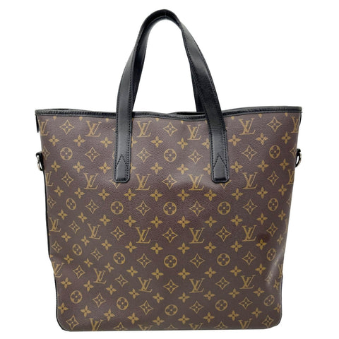 LOUIS VUITTON Davis Monogram Macassar Canvas Tote Bag Brown