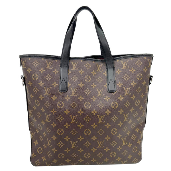 LOUIS VUITTON Davis Monogram Macassar Canvas Tote Bag Brown