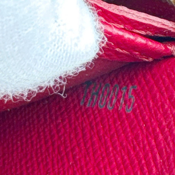 LOUIS VUITTON Monogram Cerises Zippy Wallet Brown