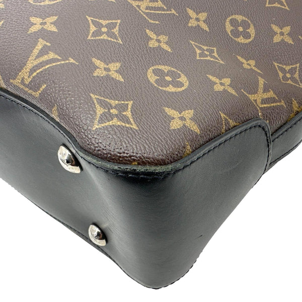 LOUIS VUITTON Davis Monogram Macassar Canvas Tote Bag Brown