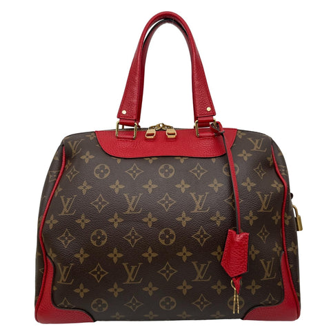 LOUIS VUITTON Retiro NM Monogram Canvas 2Way Shoulder Bag Red