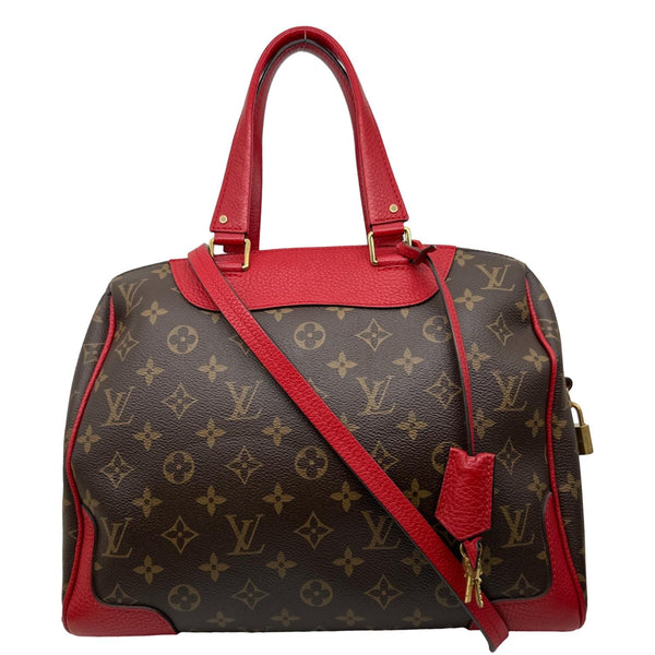LOUIS VUITTON Retiro NM Monogram Canvas 2Way Shoulder Bag Red
