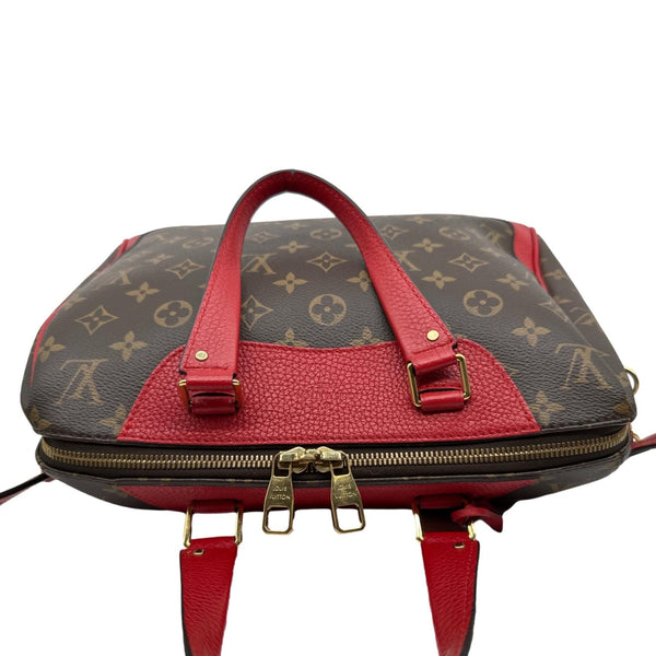 LOUIS VUITTON Retiro NM Monogram Canvas 2Way Shoulder Bag Red