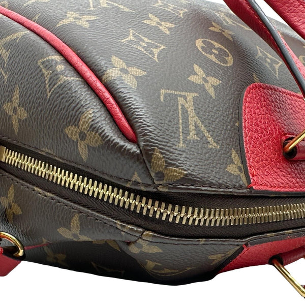 LOUIS VUITTON Retiro NM Monogram Canvas 2Way Shoulder Bag Red