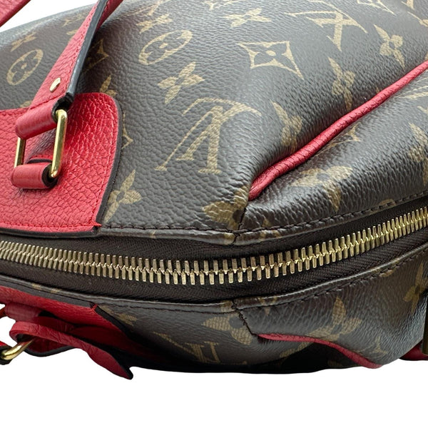 LOUIS VUITTON Retiro NM Monogram Canvas 2Way Shoulder Bag Red