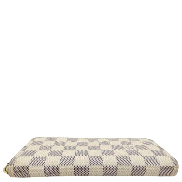 LOUIS VUITTON Damier Azur Zippy Wallet Rose Ballerine