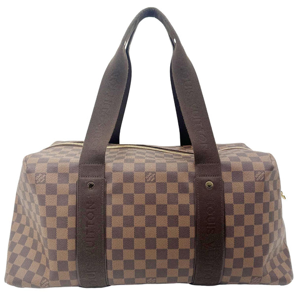 LOUIS VUITTON Beaubourg MM Weekender Damier Ebene Shoulder Bag Brown