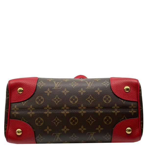 LOUIS VUITTON Retiro NM Monogram Canvas 2Way Shoulder Bag Red