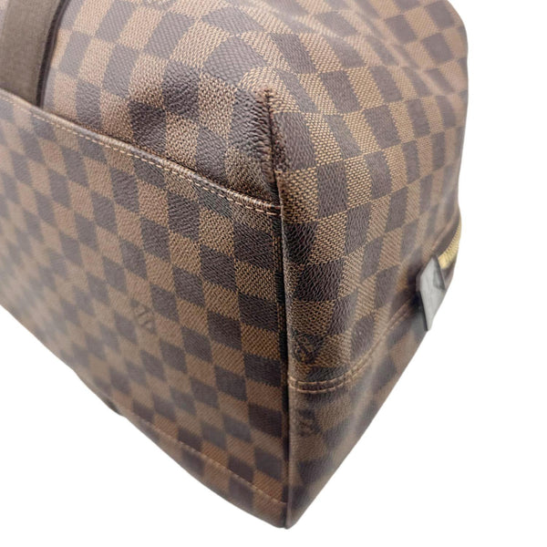 LOUIS VUITTON Beaubourg MM Weekender Damier Ebene Shoulder Bag Brown