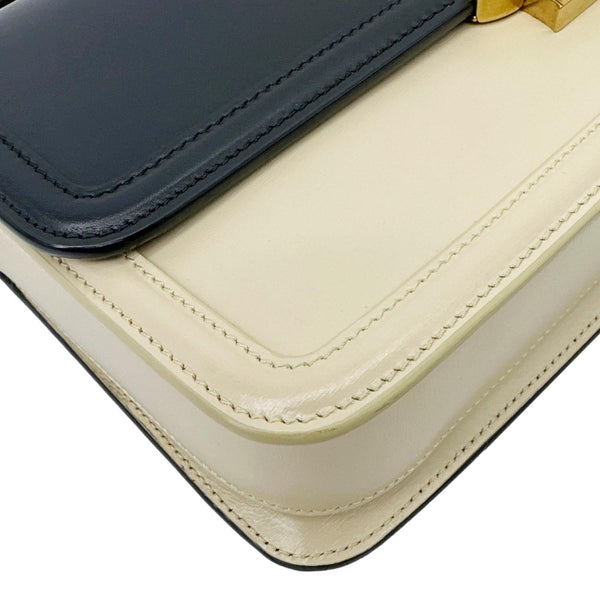 YVES SAINT LAURENT Solferino Medium Leather Shoulder Bag Black