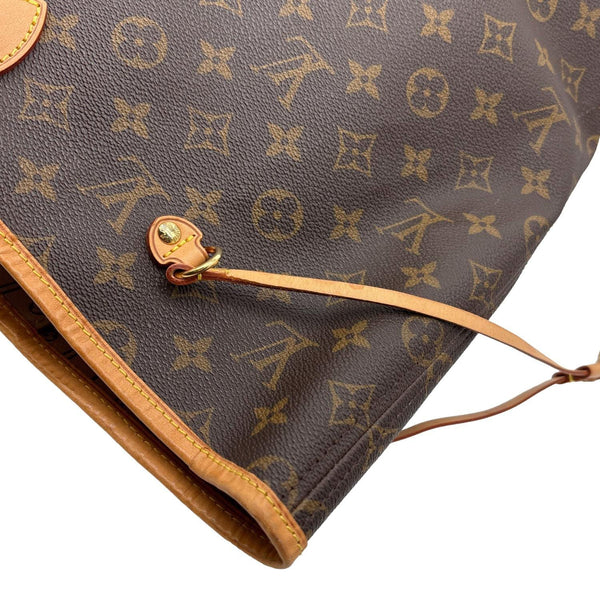 LOUIS VUITTON Neverfull GM Monogram Canvas Tote Bag Brown
