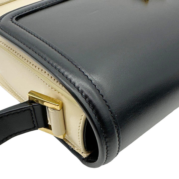 YVES SAINT LAURENT Solferino Medium Leather Shoulder Bag Black