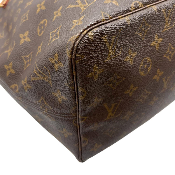LOUIS VUITTON Neverfull GM Monogram Canvas Tote Bag Brown