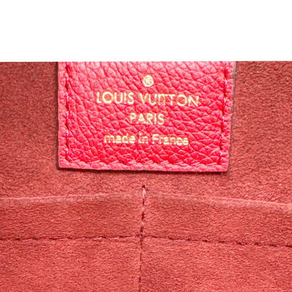 LOUIS VUITTON Kimono MM Monogram Canvas Tote Bag Red