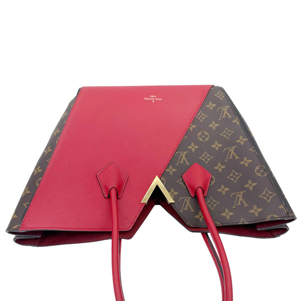 LOUIS VUITTON Kimono MM Monogram Canvas Tote Bag Red