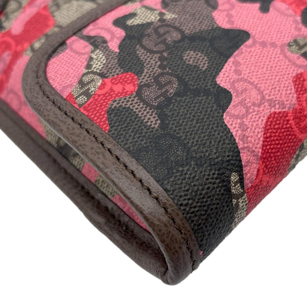 GUCCI Ophidia Camouflage GG Supreme Canvas Belt Bag Pink 752597