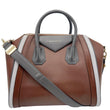 GIVENCHY Antigona Medium Leather Satchel Bag Tricolor