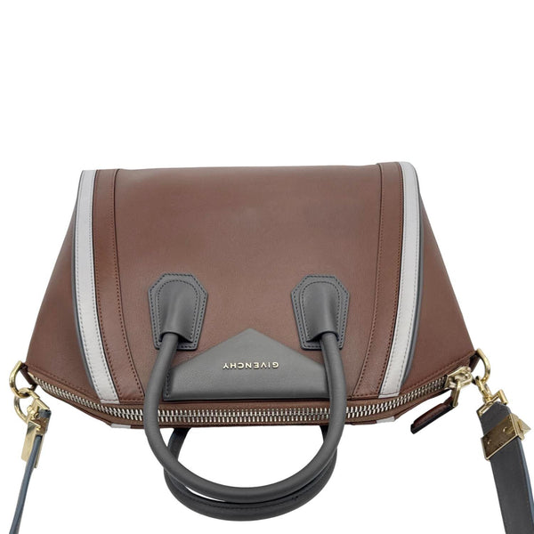 GIVENCHY Antigona Medium Leather Satchel Bag Tricolor