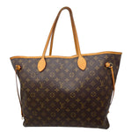 LOUIS VUITTON Neverfull GM Monogram Canvas Tote Bag Brown